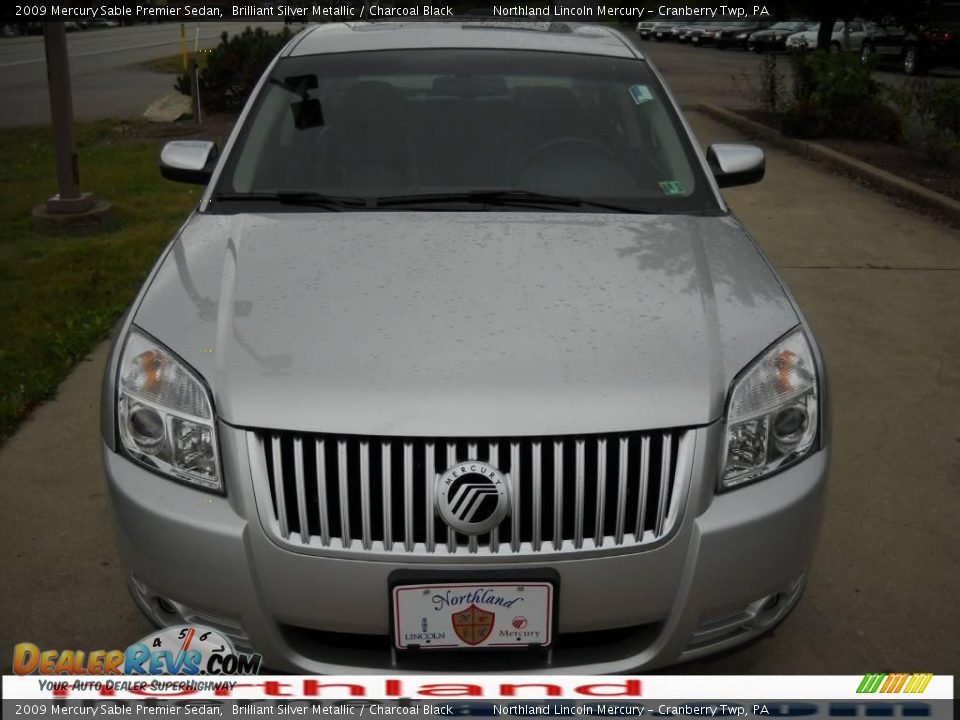 2009 Mercury Sable Premier Sedan Brilliant Silver Metallic / Charcoal Black Photo #14