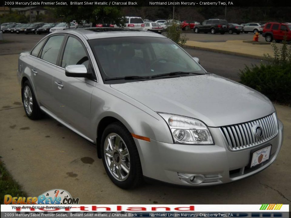2009 Mercury Sable Premier Sedan Brilliant Silver Metallic / Charcoal Black Photo #15