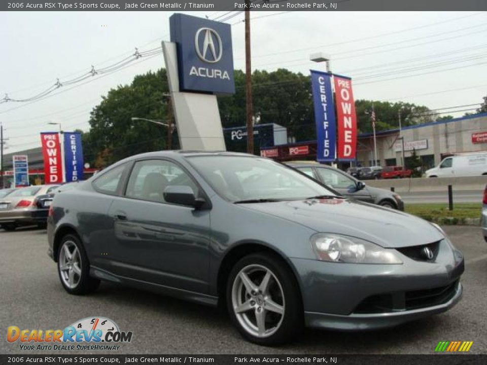 2006 Acura RSX Type S Sports Coupe Jade Green Metallic / Titanium Photo #1