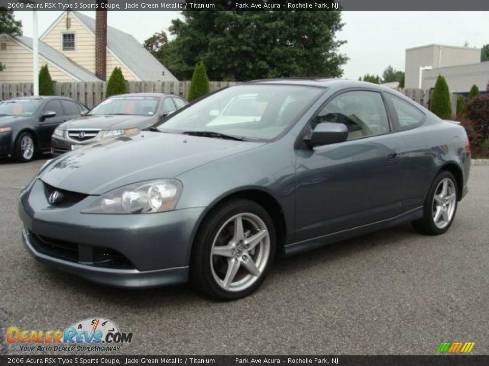 2006 Acura RSX Type S Sports Coupe Jade Green Metallic / Titanium Photo #3