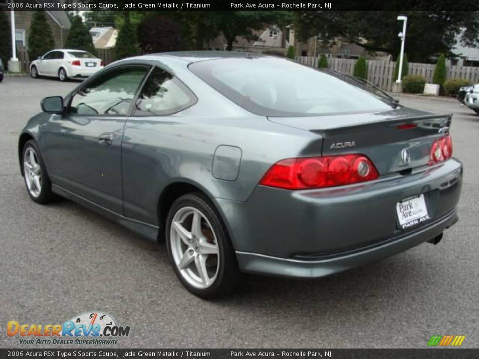 2006 Acura RSX Type S Sports Coupe Jade Green Metallic / Titanium Photo #4