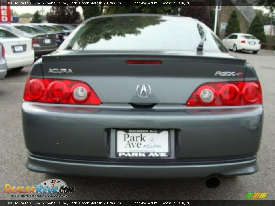 2006 Acura RSX Type S Sports Coupe Jade Green Metallic / Titanium Photo #5