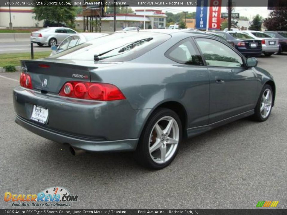 2006 Acura RSX Type S Sports Coupe Jade Green Metallic / Titanium Photo #6