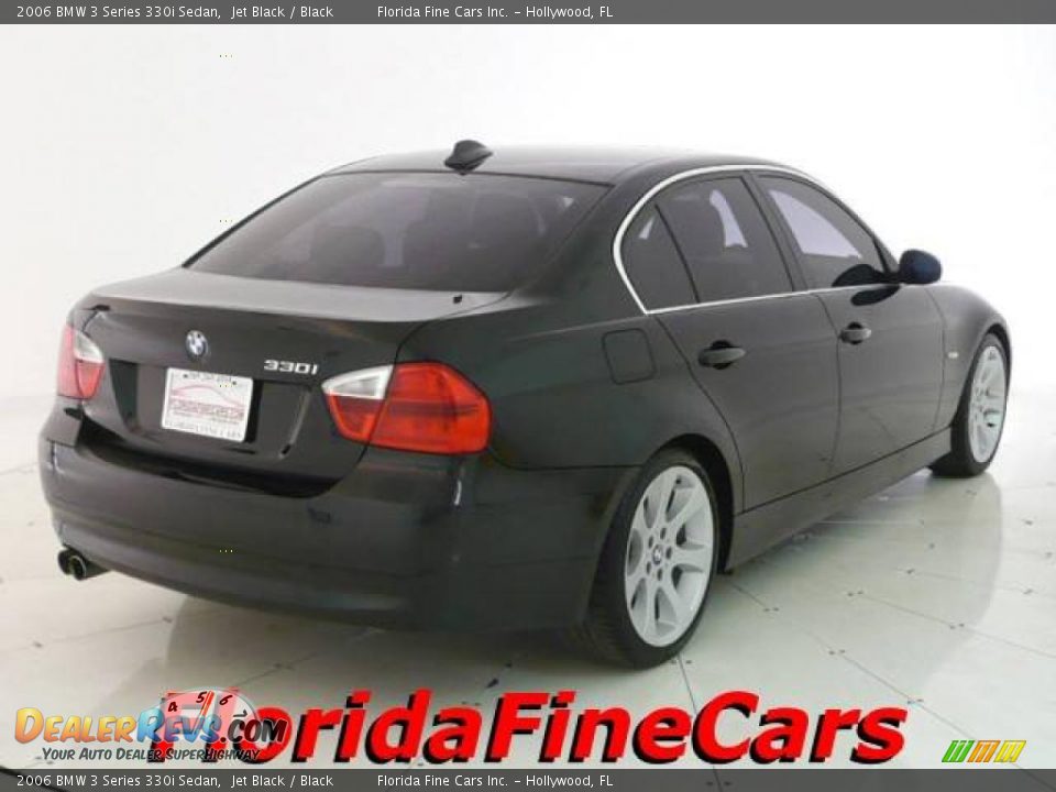 2006 BMW 3 Series 330i Sedan Jet Black / Black Photo #2