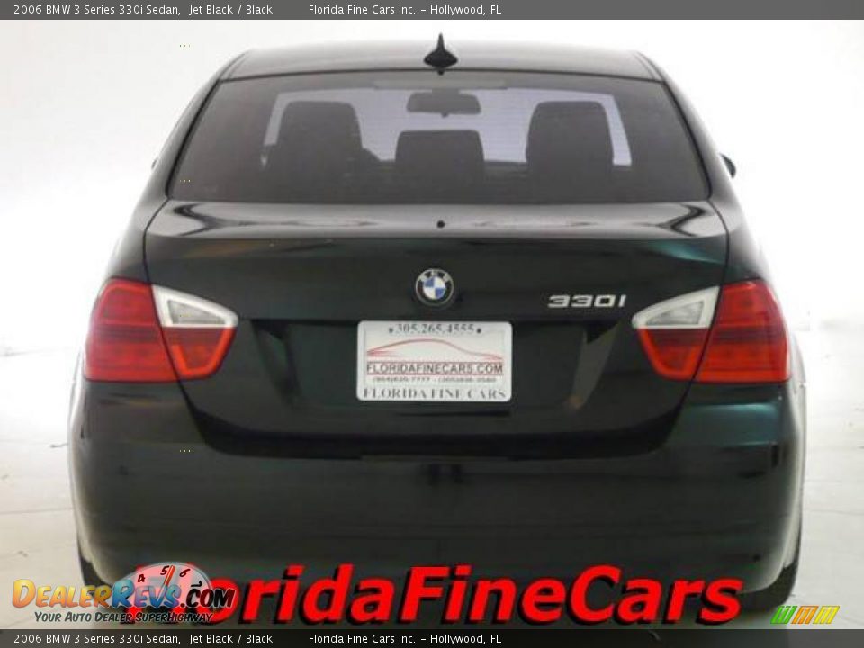 2006 BMW 3 Series 330i Sedan Jet Black / Black Photo #6