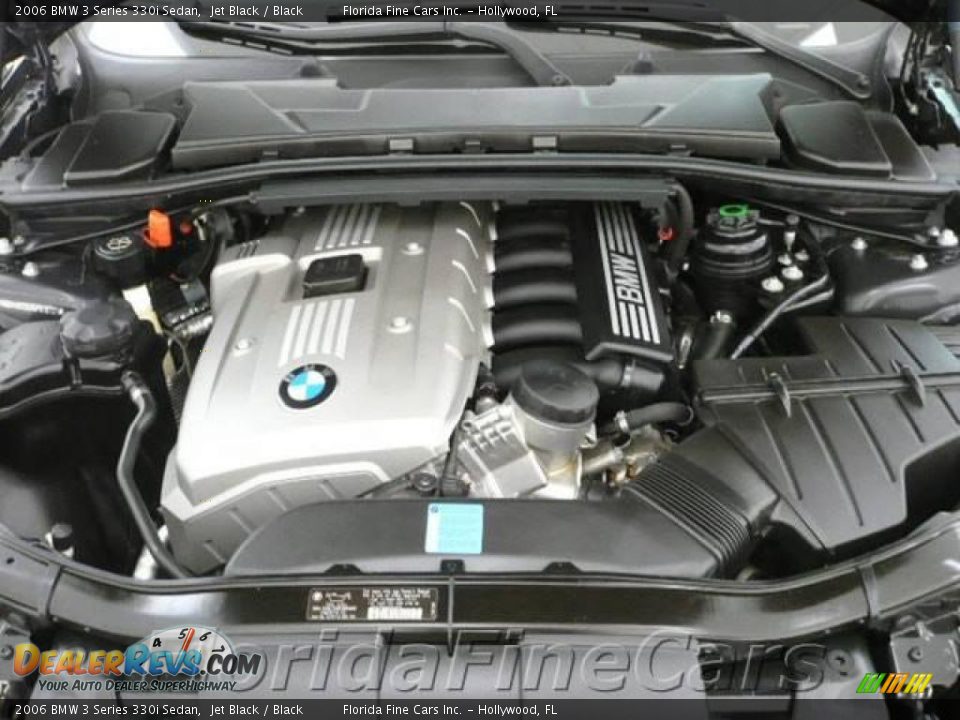 2006 BMW 3 Series 330i Sedan Jet Black / Black Photo #9