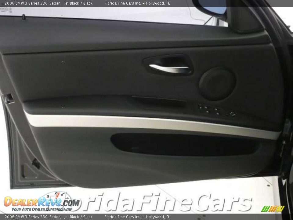 2006 BMW 3 Series 330i Sedan Jet Black / Black Photo #11