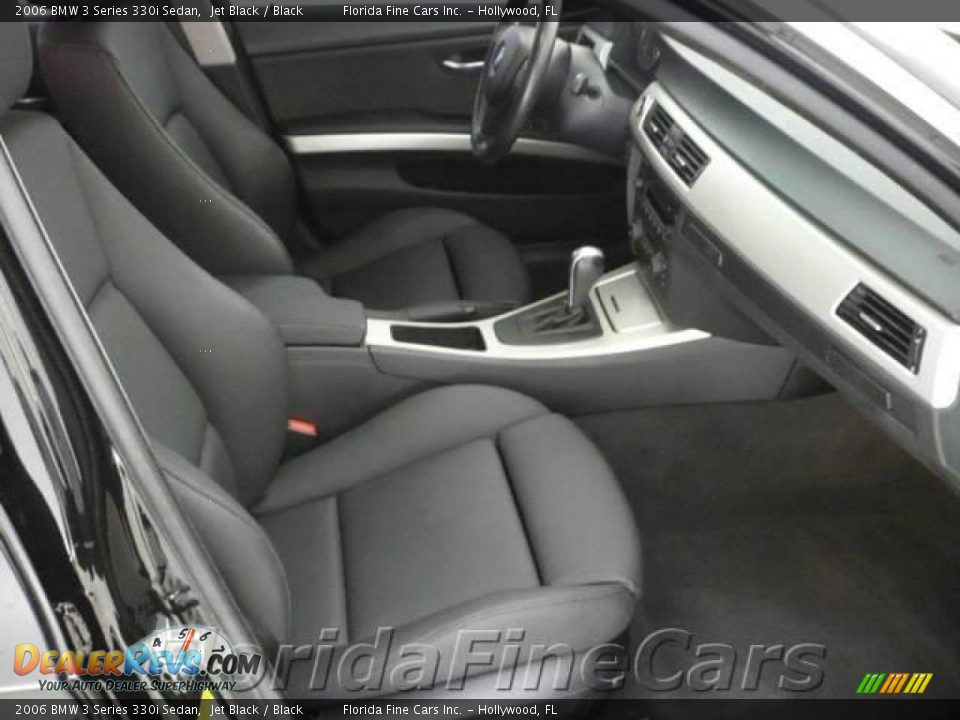 2006 BMW 3 Series 330i Sedan Jet Black / Black Photo #13