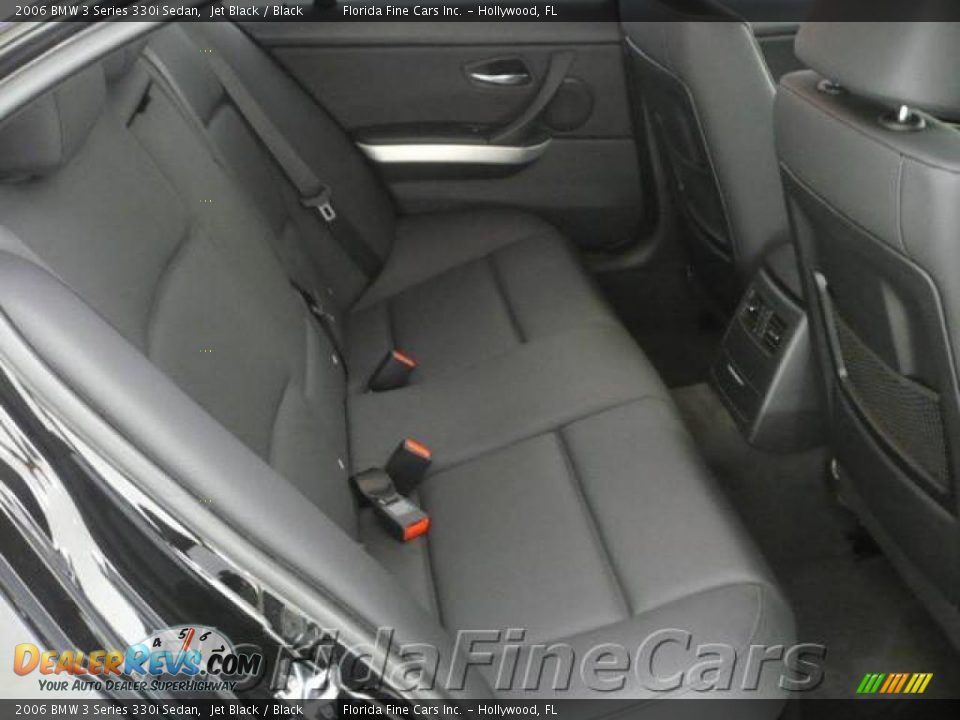 2006 BMW 3 Series 330i Sedan Jet Black / Black Photo #14