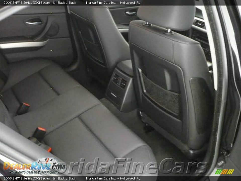 2006 BMW 3 Series 330i Sedan Jet Black / Black Photo #15