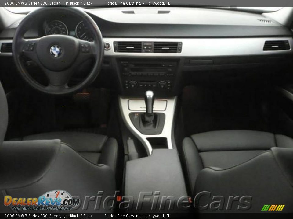 2006 BMW 3 Series 330i Sedan Jet Black / Black Photo #16