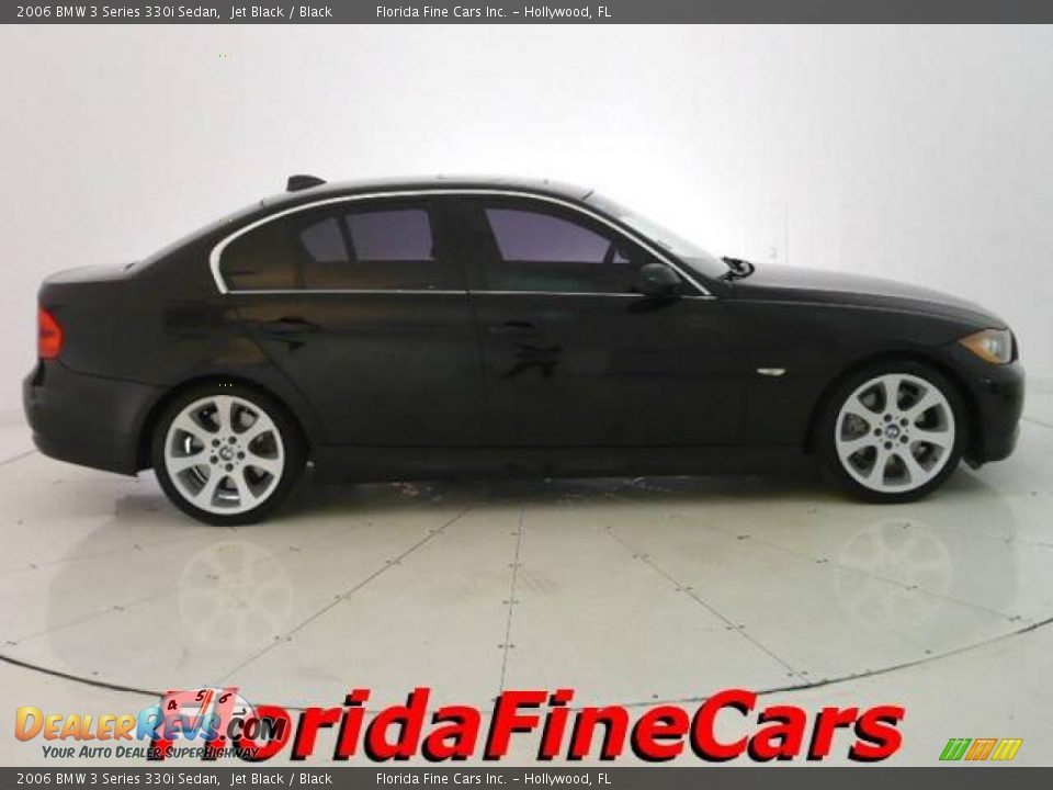 2006 BMW 3 Series 330i Sedan Jet Black / Black Photo #4