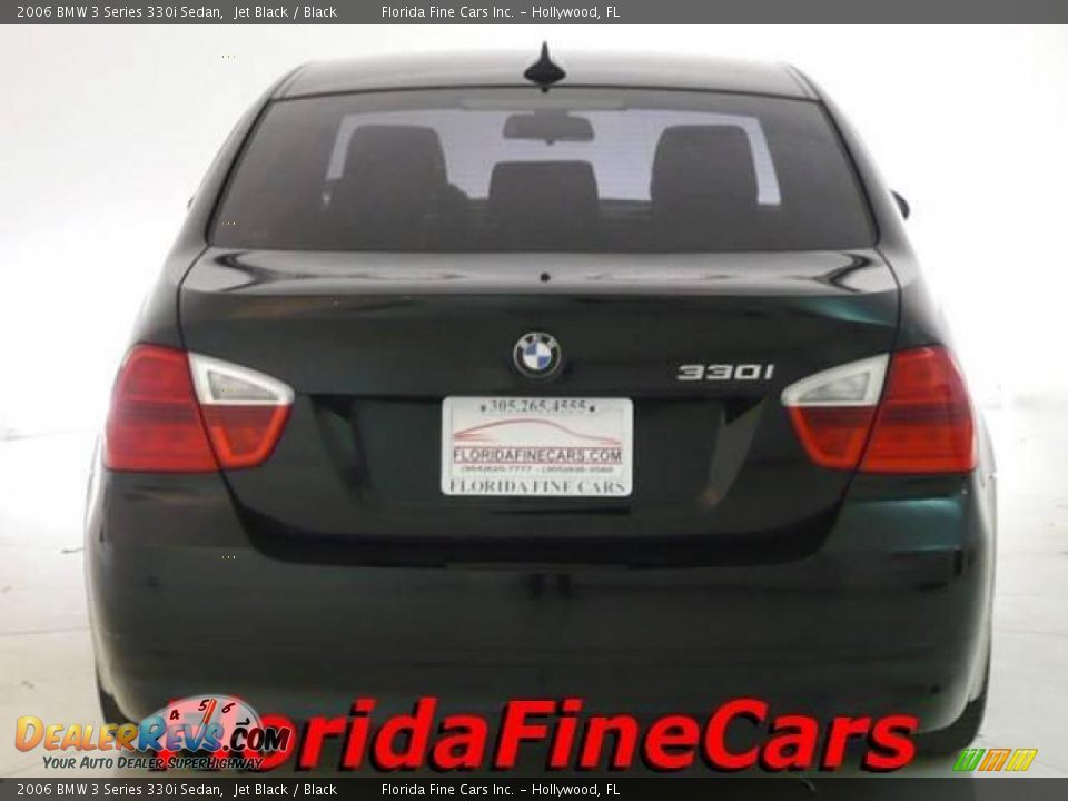2006 BMW 3 Series 330i Sedan Jet Black / Black Photo #6