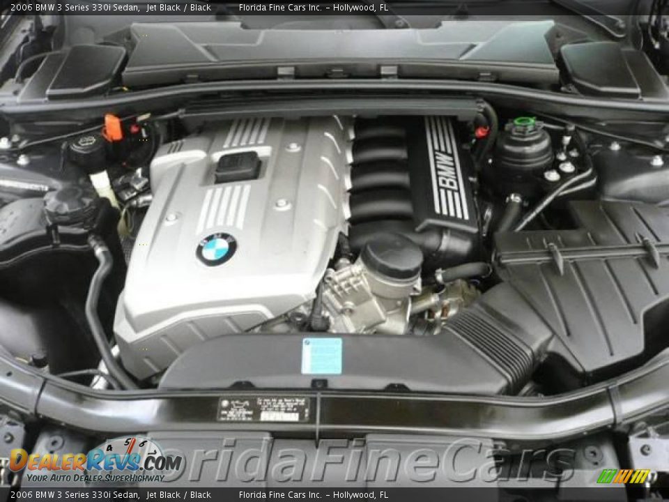 2006 BMW 3 Series 330i Sedan Jet Black / Black Photo #9
