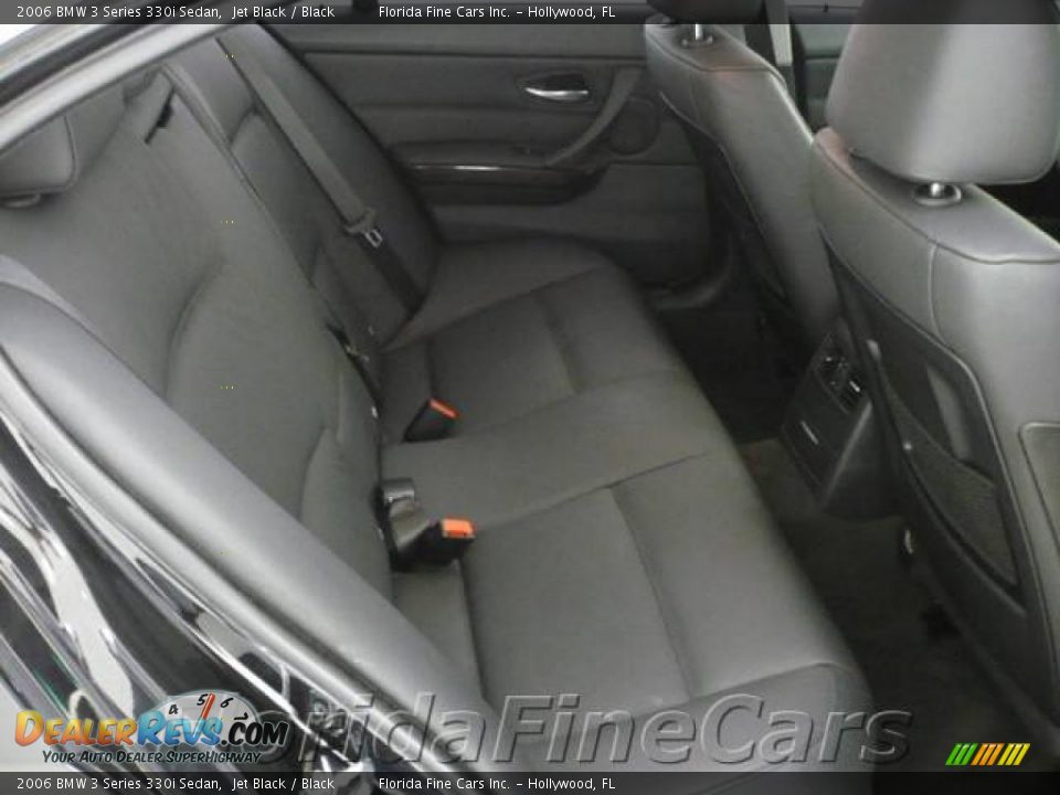 2006 BMW 3 Series 330i Sedan Jet Black / Black Photo #14