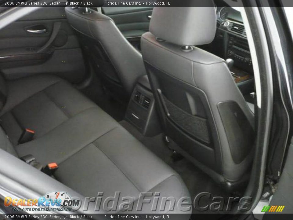 2006 BMW 3 Series 330i Sedan Jet Black / Black Photo #15
