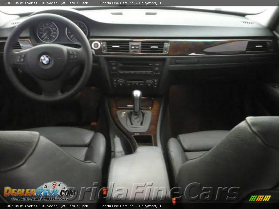 2006 BMW 3 Series 330i Sedan Jet Black / Black Photo #16