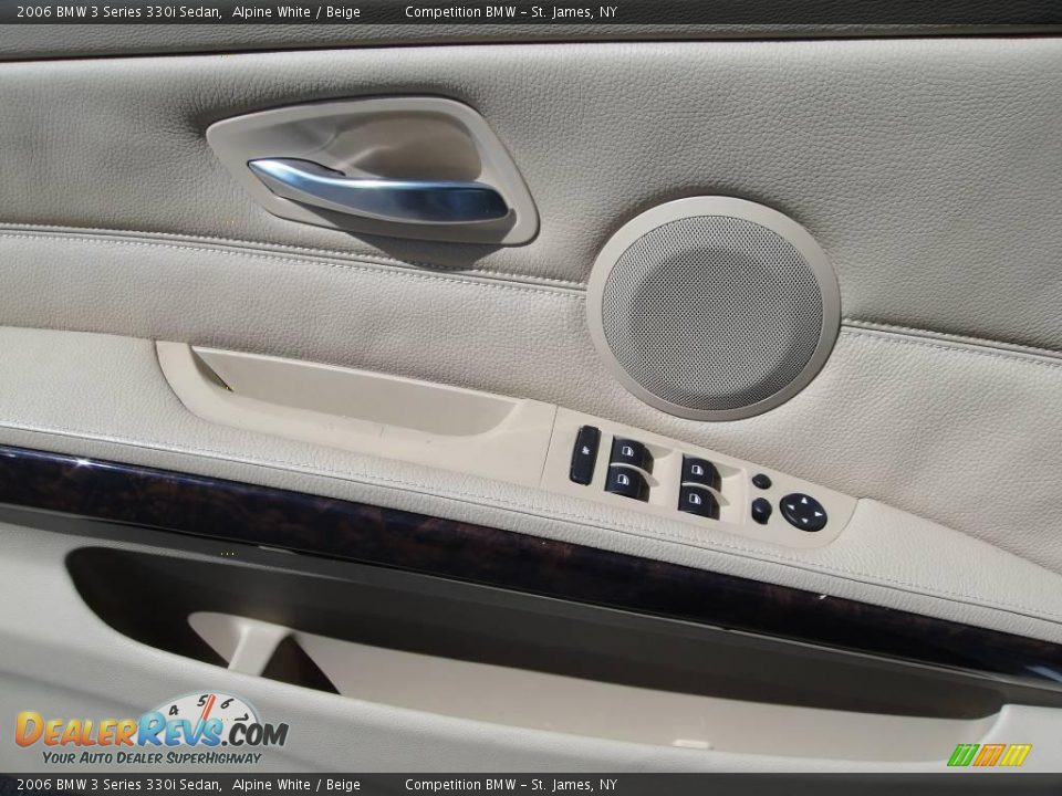 2006 BMW 3 Series 330i Sedan Alpine White / Beige Photo #8