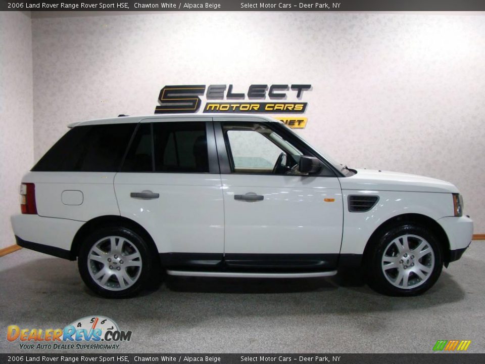 2006 Land Rover Range Rover Sport HSE Chawton White / Alpaca Beige Photo #4