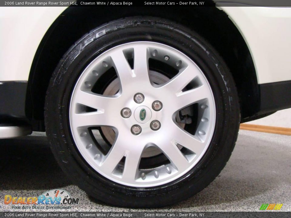 2006 Land Rover Range Rover Sport HSE Chawton White / Alpaca Beige Photo #5