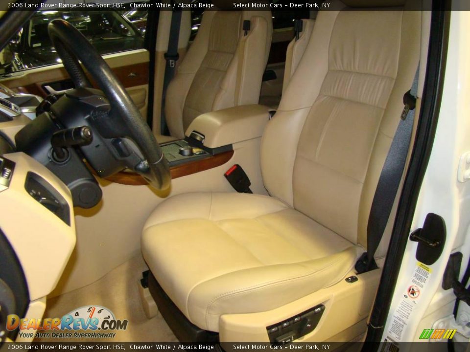 2006 Land Rover Range Rover Sport HSE Chawton White / Alpaca Beige Photo #6
