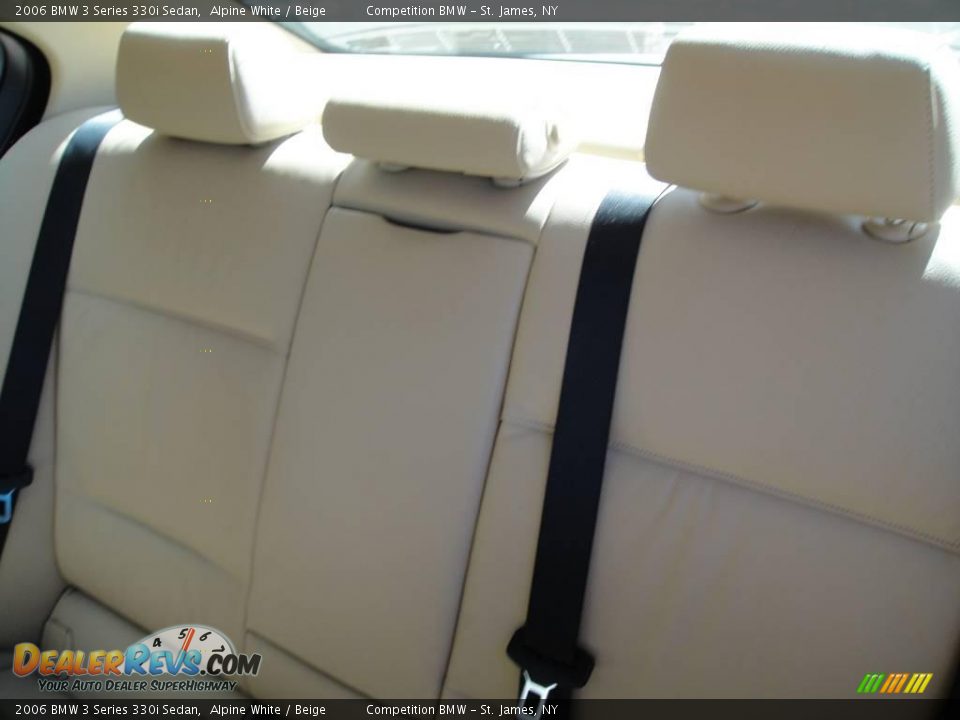 2006 BMW 3 Series 330i Sedan Alpine White / Beige Photo #11