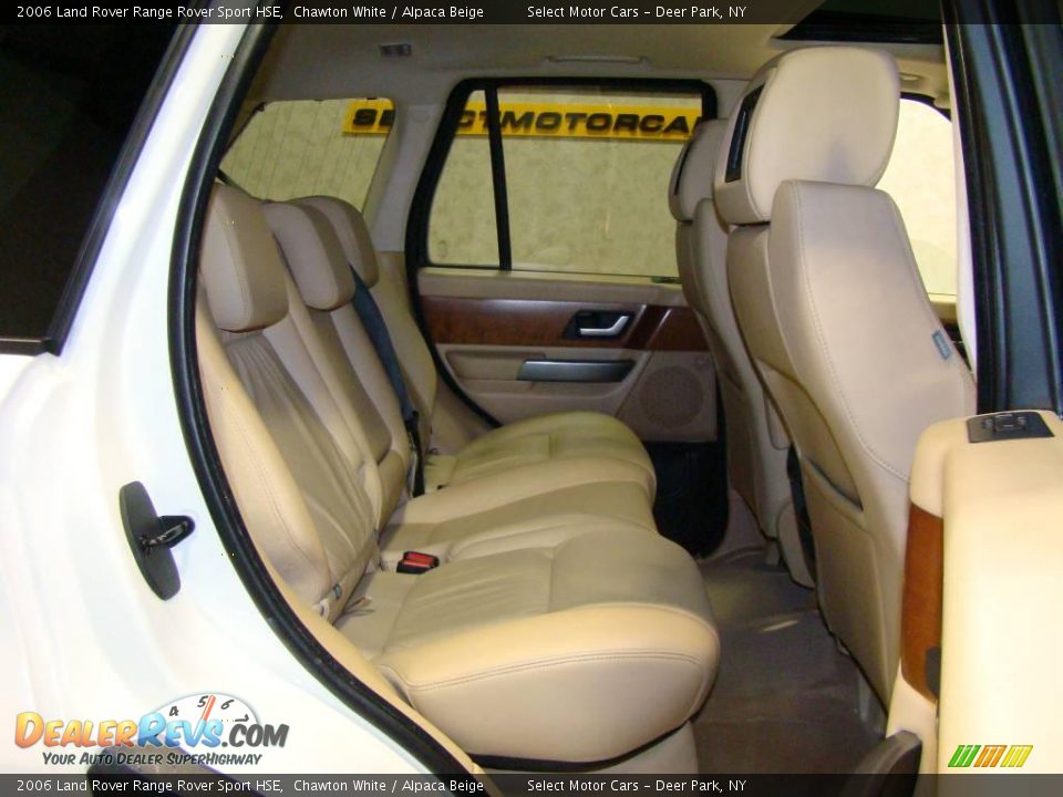 2006 Land Rover Range Rover Sport HSE Chawton White / Alpaca Beige Photo #12