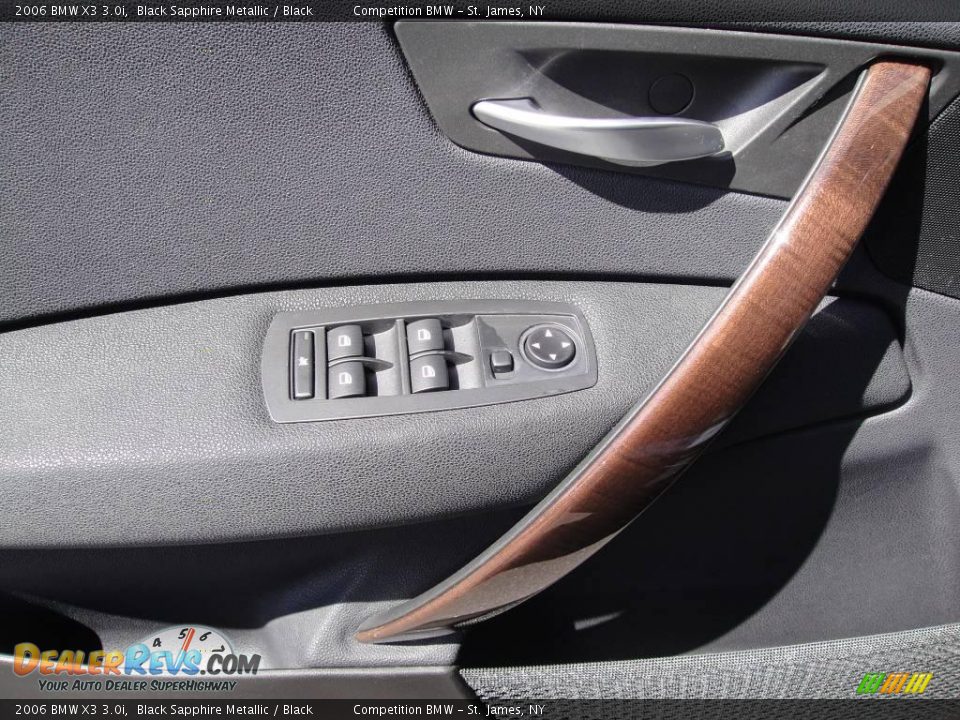 2006 BMW X3 3.0i Black Sapphire Metallic / Black Photo #8
