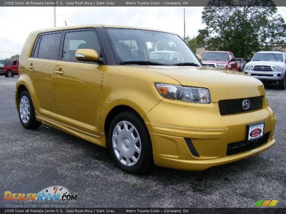 2008 Scion xB Release Series 5.0 Gold Rush Mica / Dark Gray Photo #1