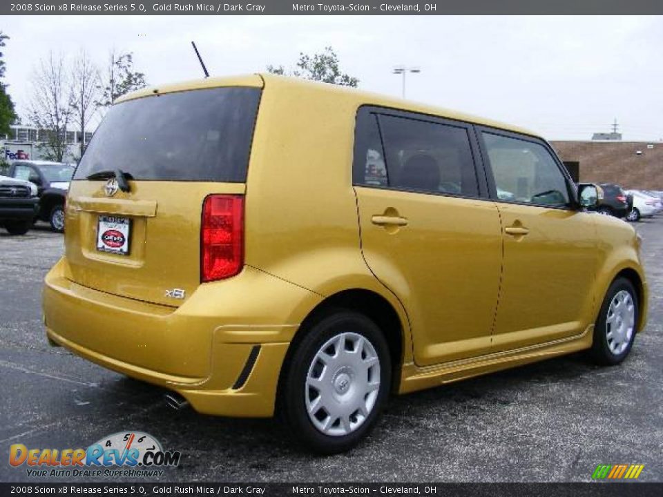 2008 Scion xB Release Series 5.0 Gold Rush Mica / Dark Gray Photo #3