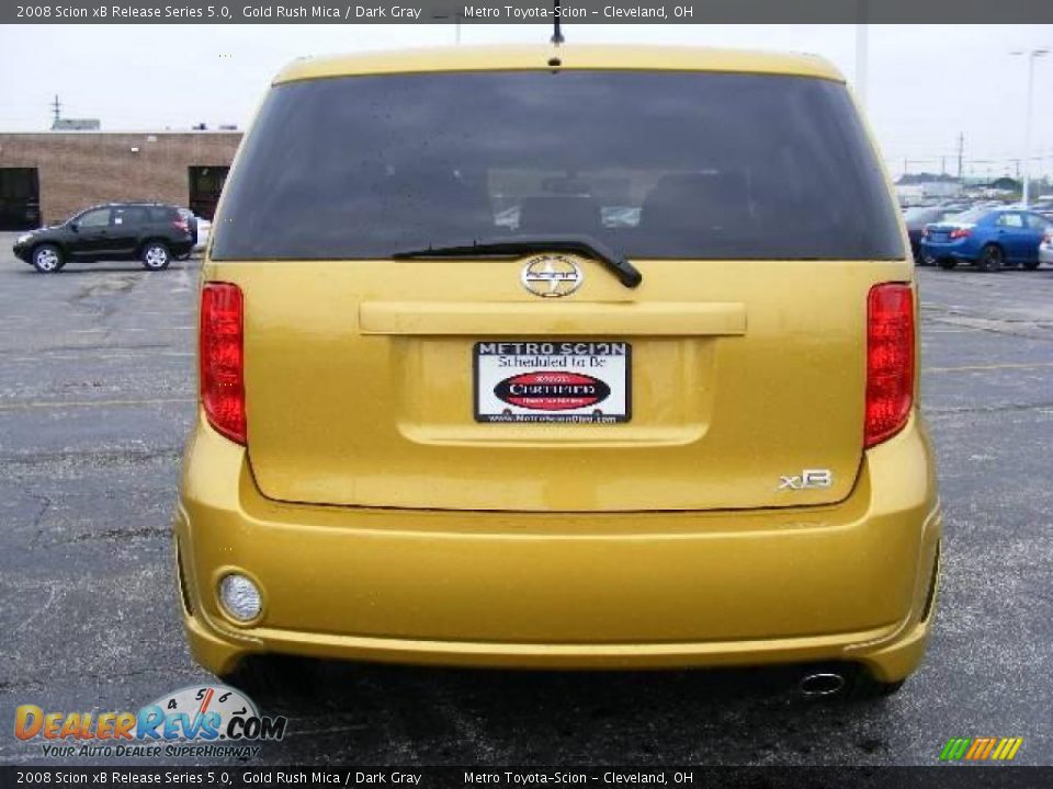 2008 Scion xB Release Series 5.0 Gold Rush Mica / Dark Gray Photo #4
