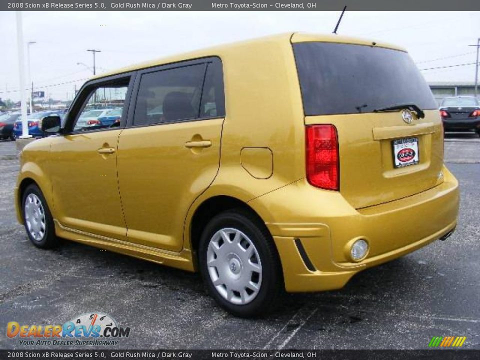 2008 Scion xB Release Series 5.0 Gold Rush Mica / Dark Gray Photo #5