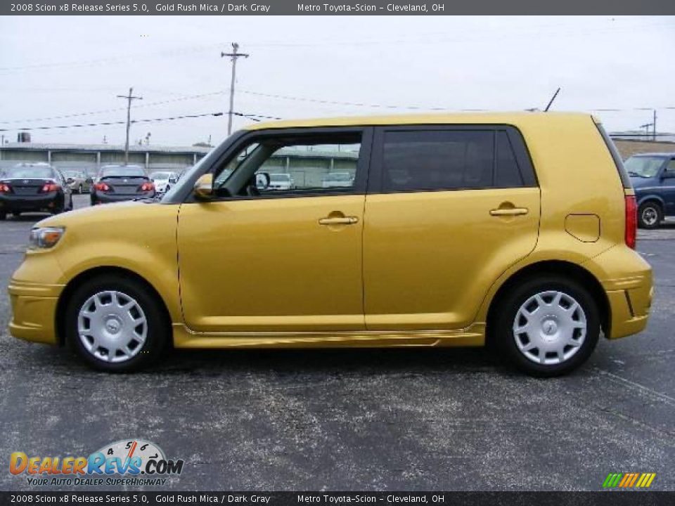 2008 Scion xB Release Series 5.0 Gold Rush Mica / Dark Gray Photo #6