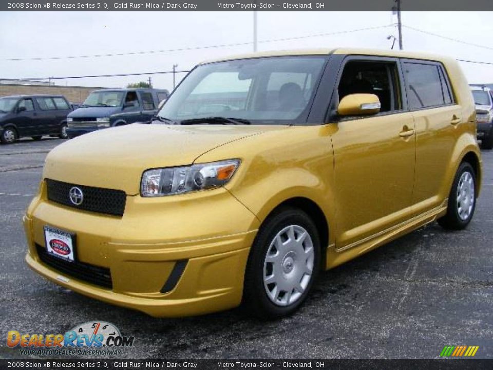 2008 Scion xB Release Series 5.0 Gold Rush Mica / Dark Gray Photo #7