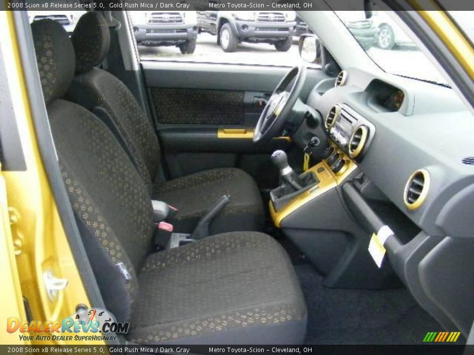 2008 Scion xB Release Series 5.0 Gold Rush Mica / Dark Gray Photo #13