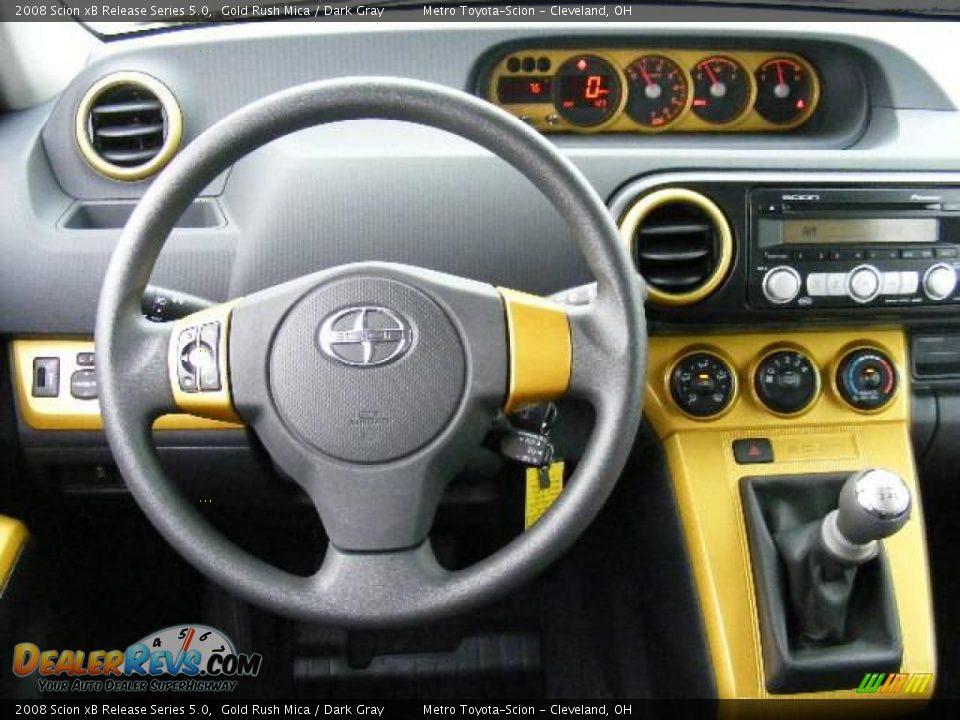 2008 Scion xB Release Series 5.0 Gold Rush Mica / Dark Gray Photo #14