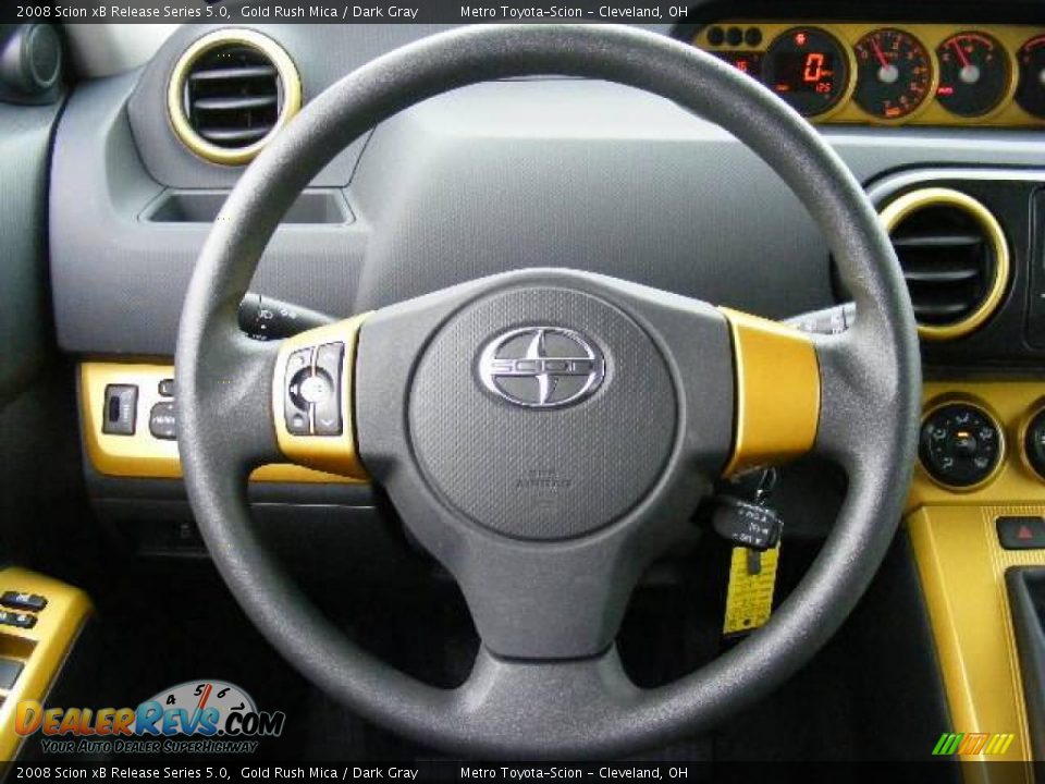 2008 Scion xB Release Series 5.0 Gold Rush Mica / Dark Gray Photo #15