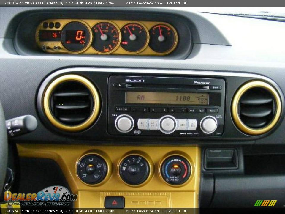2008 Scion xB Release Series 5.0 Gold Rush Mica / Dark Gray Photo #18