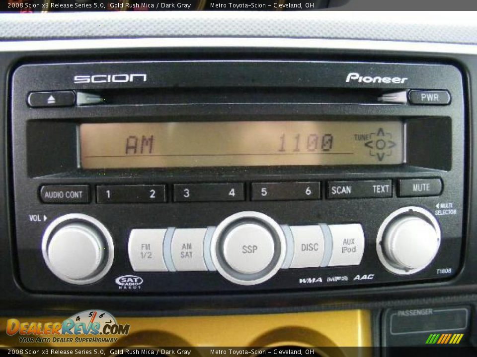 2008 Scion xB Release Series 5.0 Gold Rush Mica / Dark Gray Photo #19