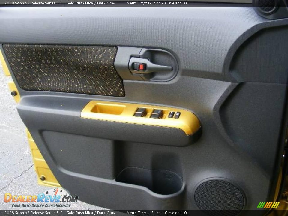 2008 Scion xB Release Series 5.0 Gold Rush Mica / Dark Gray Photo #25