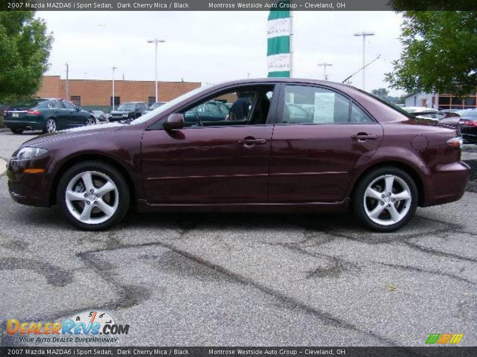 2007 Mazda MAZDA6 i Sport Sedan Dark Cherry Mica / Black Photo #2