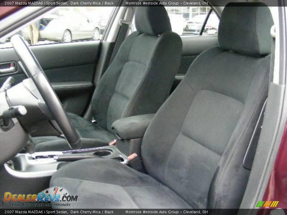 2007 Mazda MAZDA6 i Sport Sedan Dark Cherry Mica / Black Photo #9