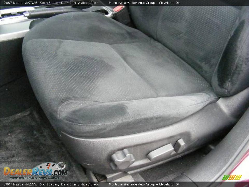 2007 Mazda MAZDA6 i Sport Sedan Dark Cherry Mica / Black Photo #10