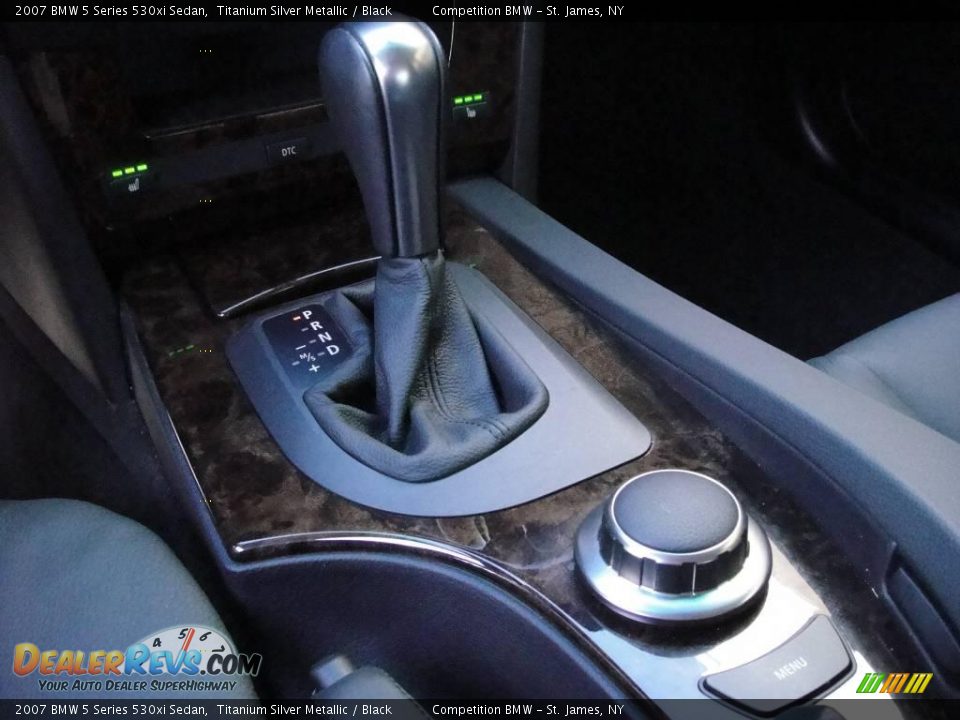2007 BMW 5 Series 530xi Sedan Titanium Silver Metallic / Black Photo #14
