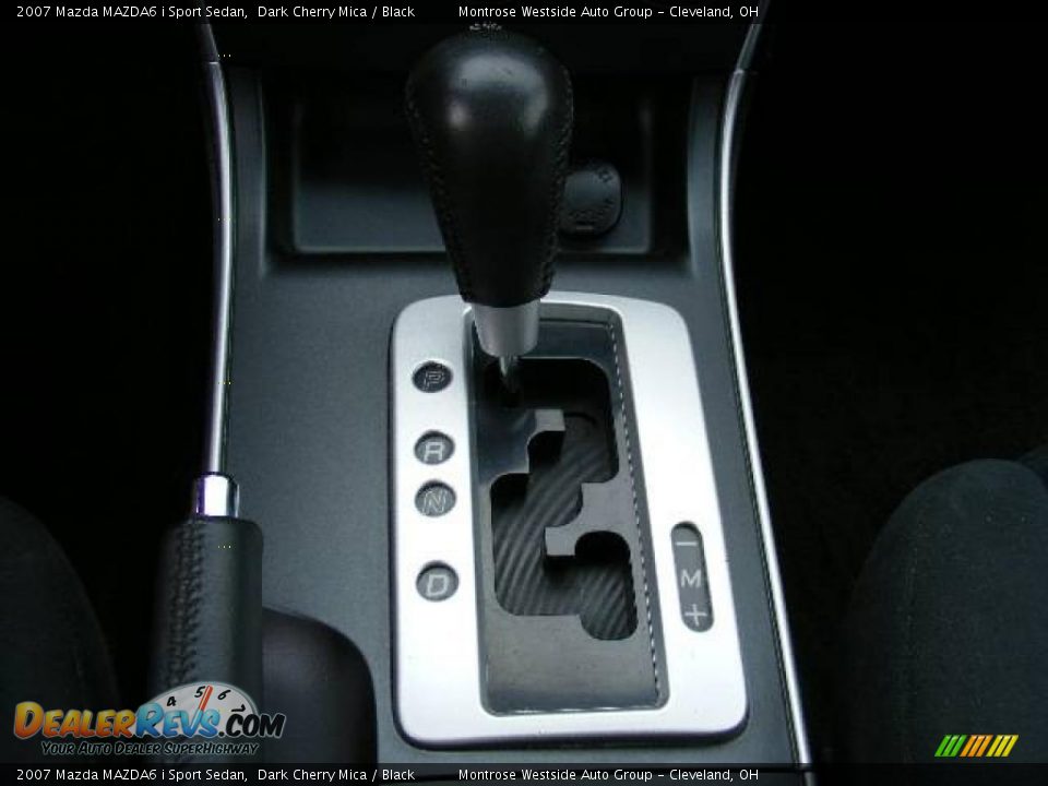 2007 Mazda MAZDA6 i Sport Sedan Dark Cherry Mica / Black Photo #23