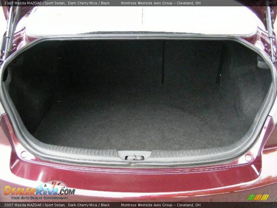 2007 Mazda MAZDA6 i Sport Sedan Dark Cherry Mica / Black Photo #26