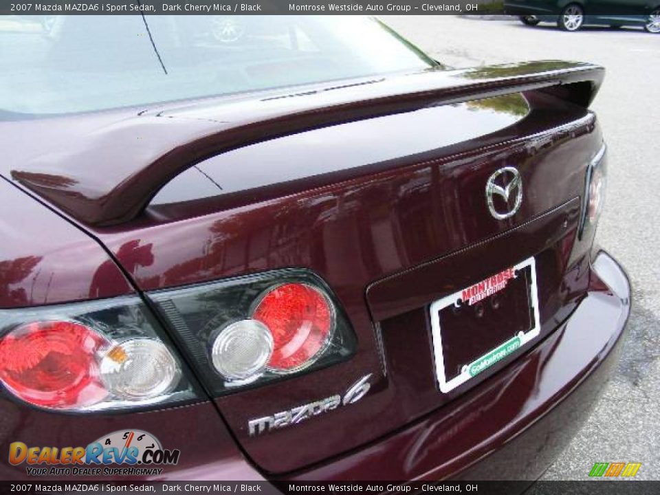2007 Mazda MAZDA6 i Sport Sedan Dark Cherry Mica / Black Photo #27