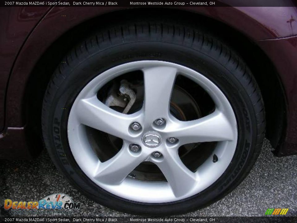 2007 Mazda MAZDA6 i Sport Sedan Dark Cherry Mica / Black Photo #28