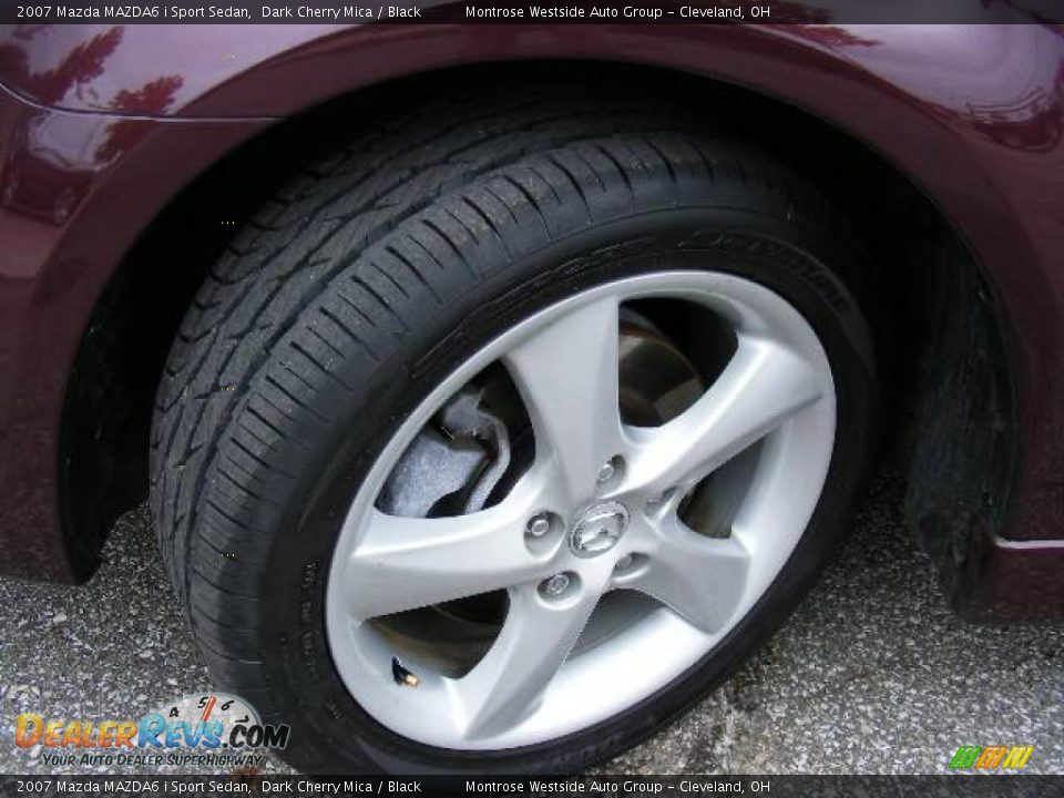 2007 Mazda MAZDA6 i Sport Sedan Dark Cherry Mica / Black Photo #29