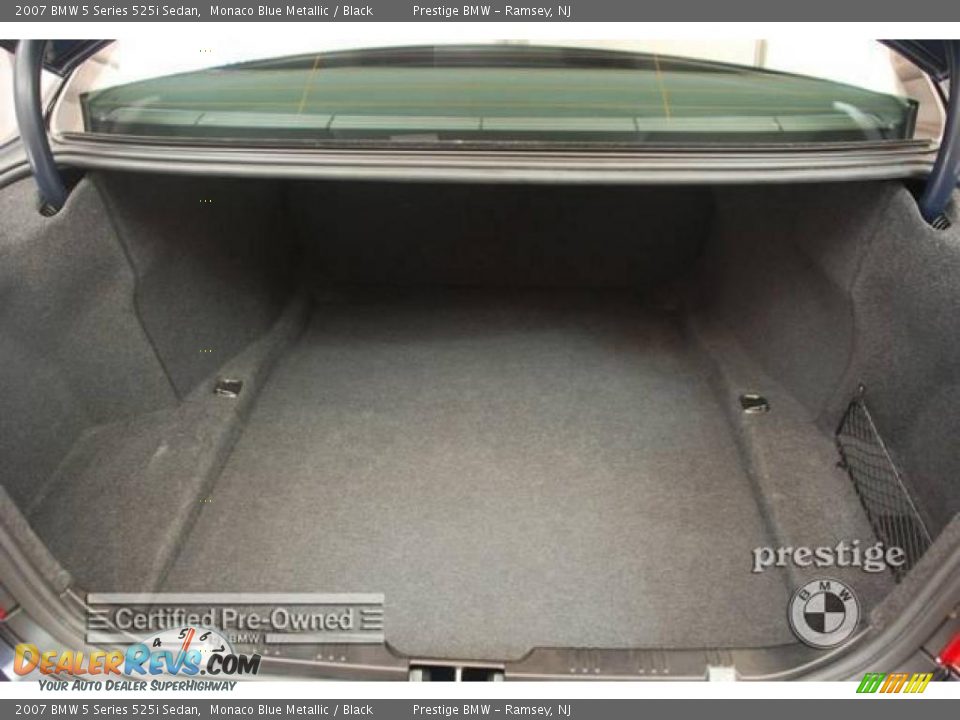 2007 BMW 5 Series 525i Sedan Monaco Blue Metallic / Black Photo #10